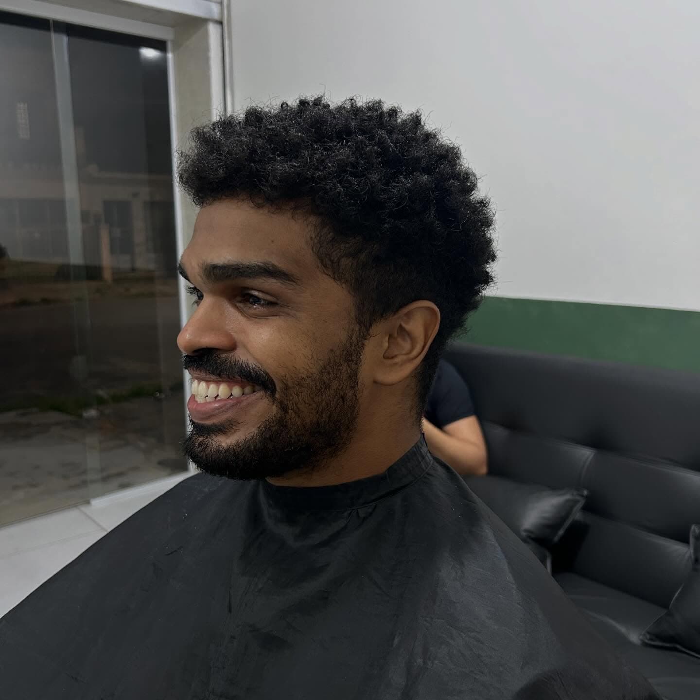 Resultado do corte, vista lateral
